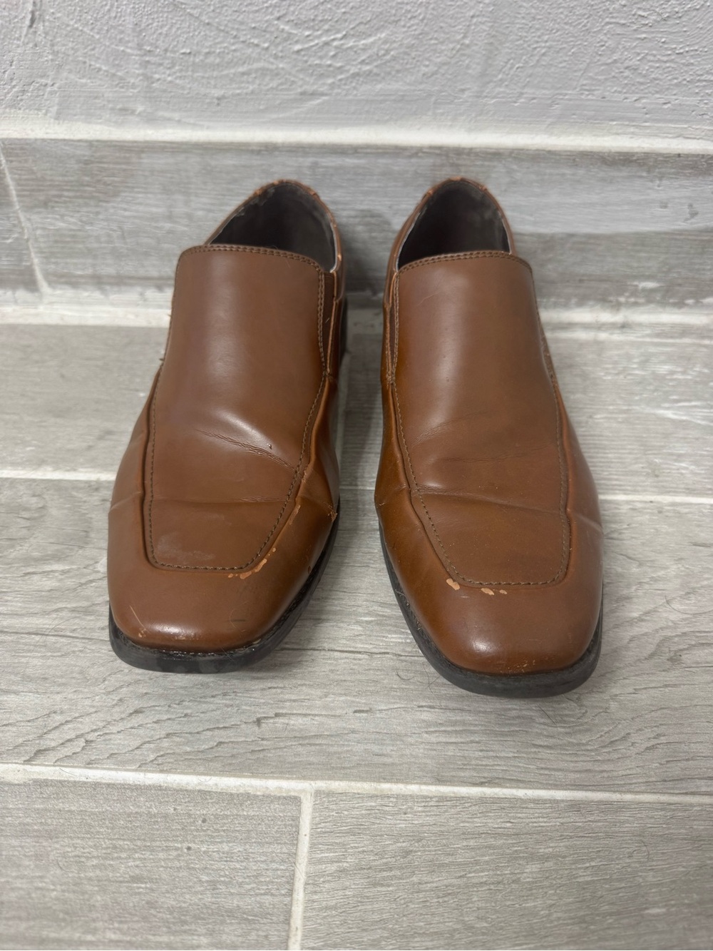 Apt. 9 Men’s Brown Slip-On Dress Shoes – Loafers